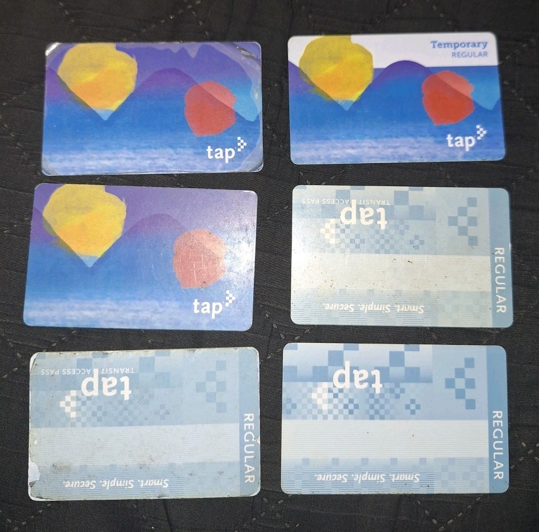 Los Angeles Metro LA TAP For Inspection ONLY. 1 Card For Subway Police Check. NF