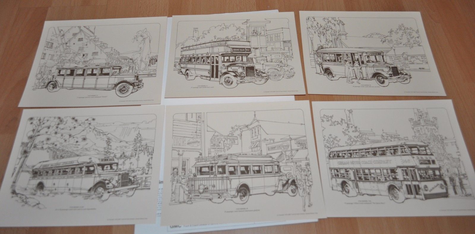 1925 – 1975 50 Years Yellow GMC Motor Coach Progress Bus Brochure Prospekt