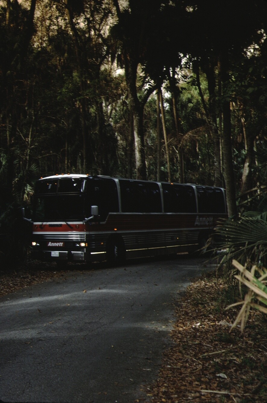 Annett Prevost bus Kodachrome Original Kodak Slide