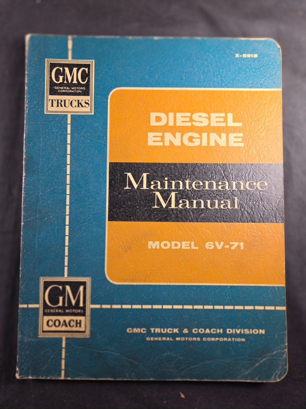 GM Trucks & Coach Diesel Engine Maintenance Manual – Model 6V-71 – 1960