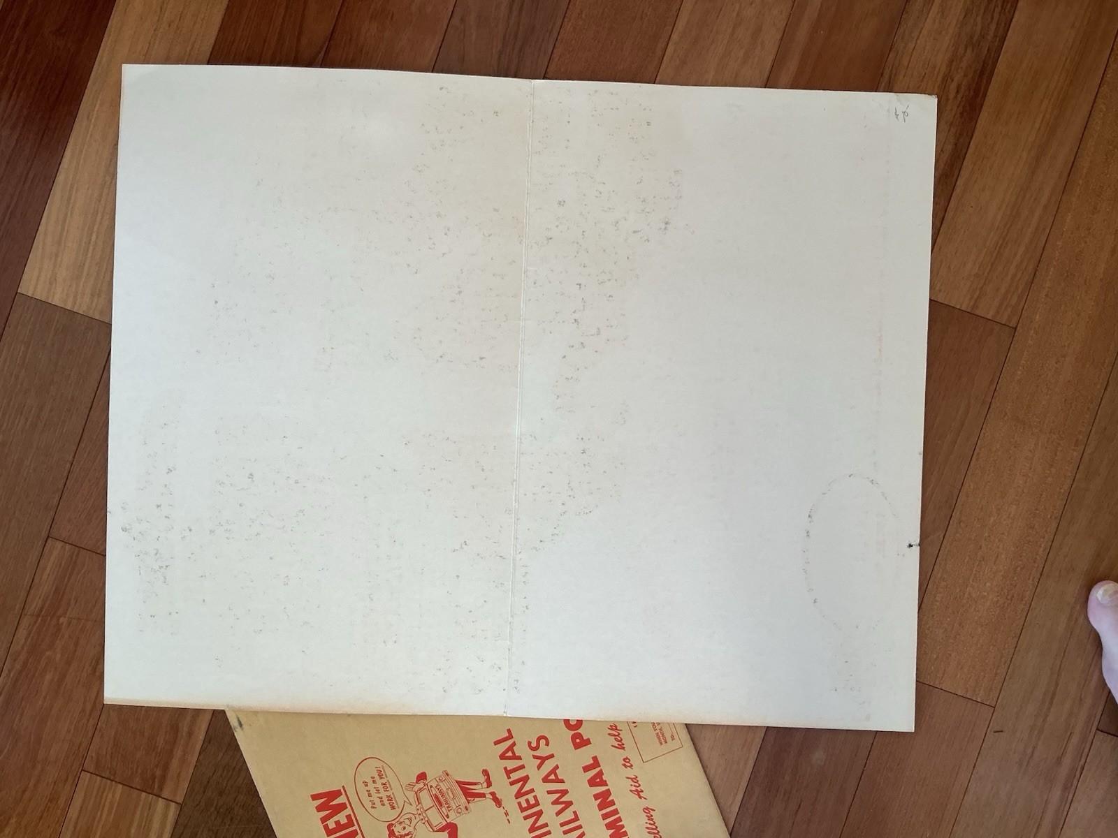 Vtg 1960s Continental Trailways Terminal Posters (3) w/ Rare Bus Mail Envelopes