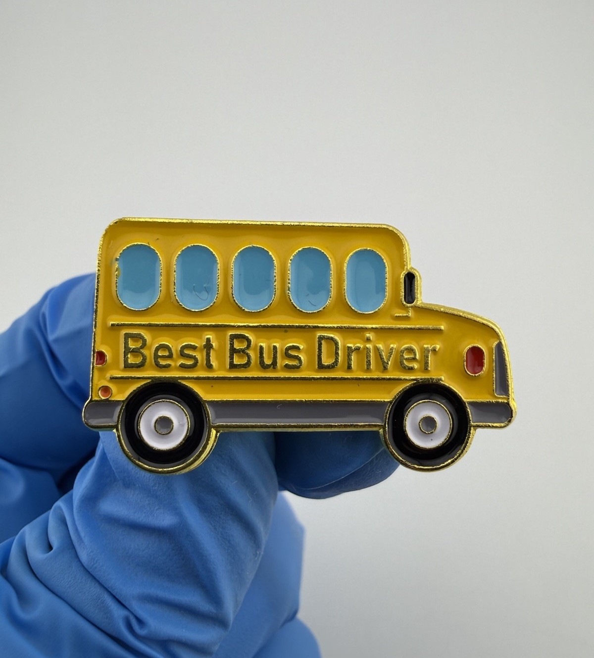 Best Bus Driver Yellow School Bus Enamel Lapel Pin