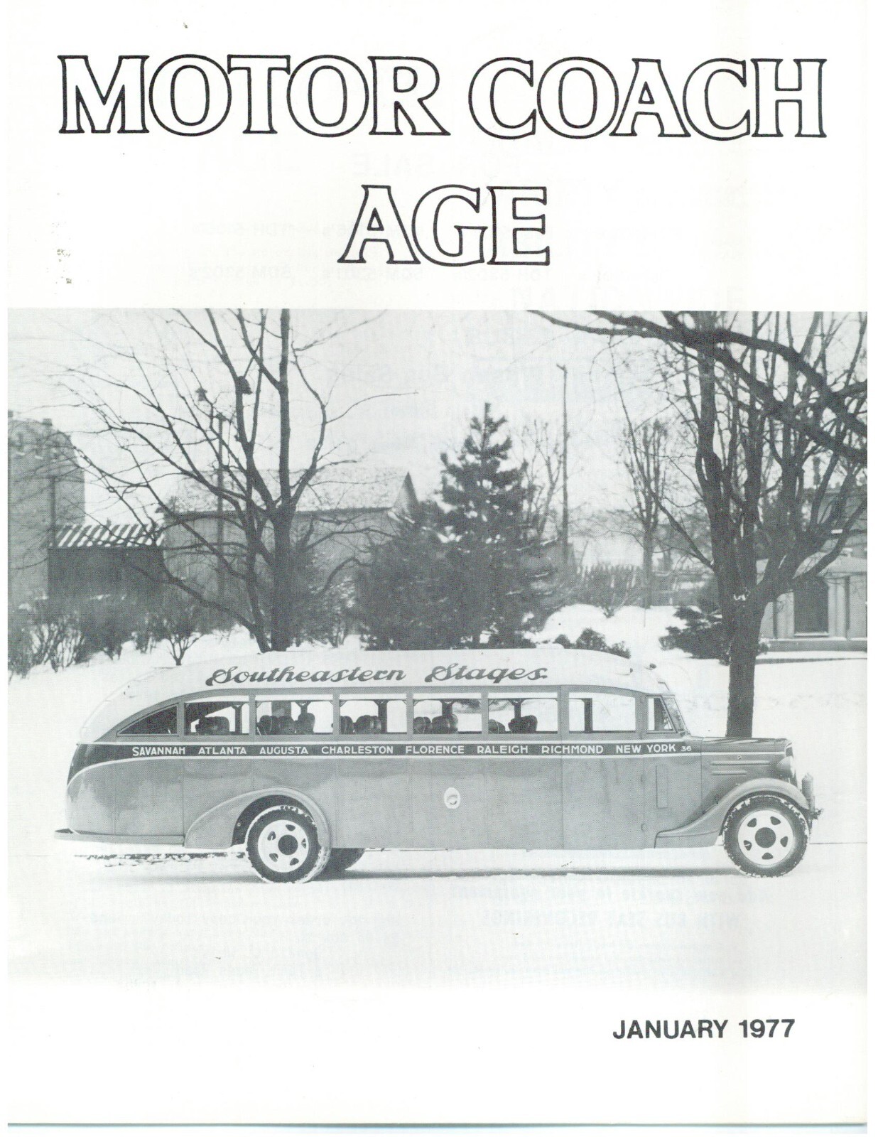 Augusta Georgia Bus Line History Rosters & Info Transit, Southeastern Stages