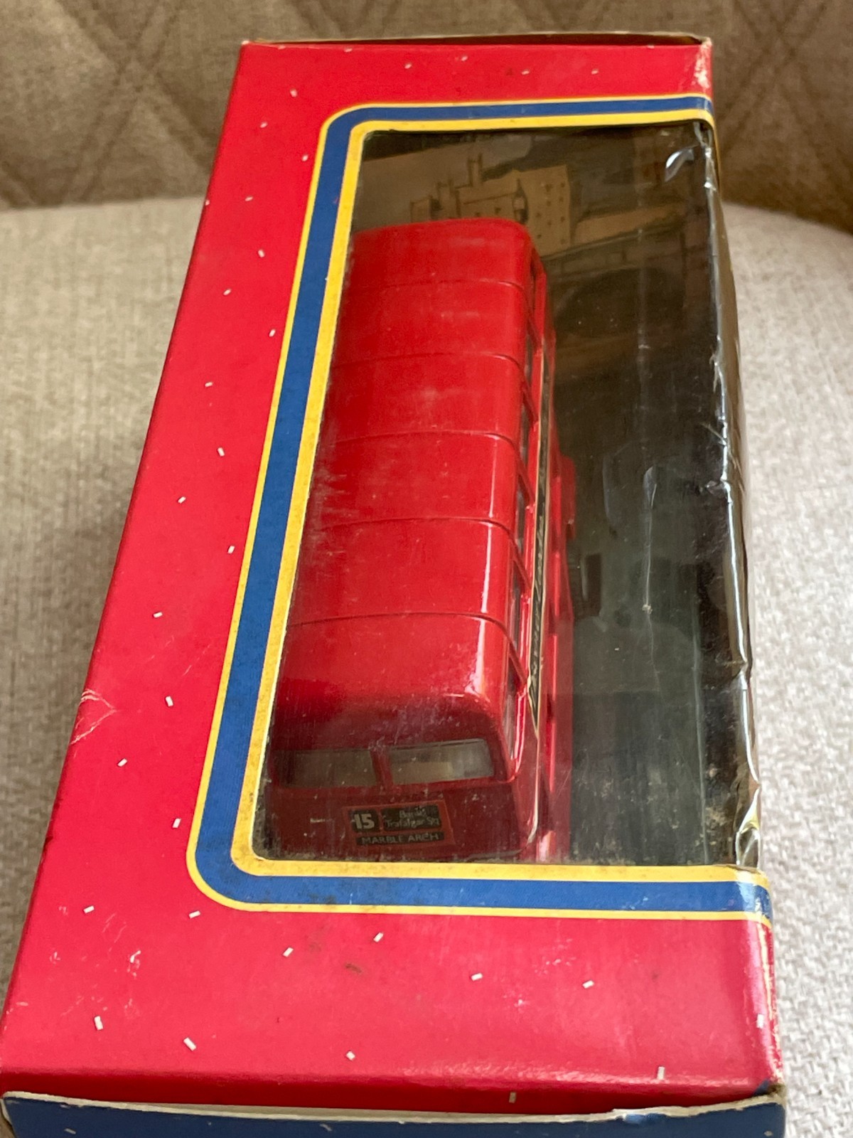 BEST OF BRITISH HERITAGE DISCOVER LONDON TRAVEL BY BUS RED DOUBLE DECKER DIECAST