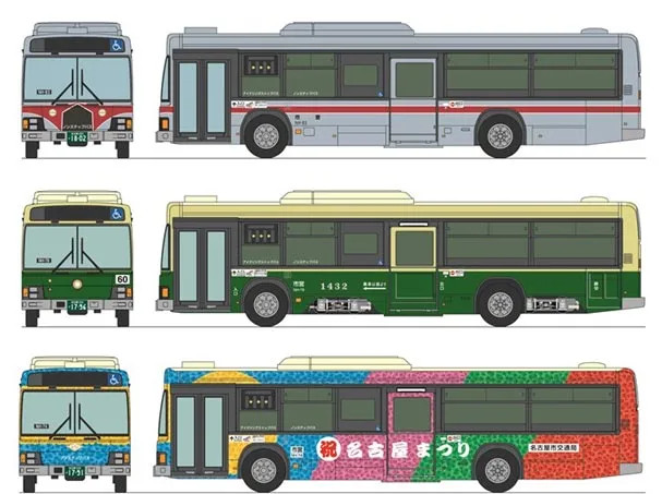 The Bus Collection Nagoya City Transportation Bureau 100th Anniversary Reprint D