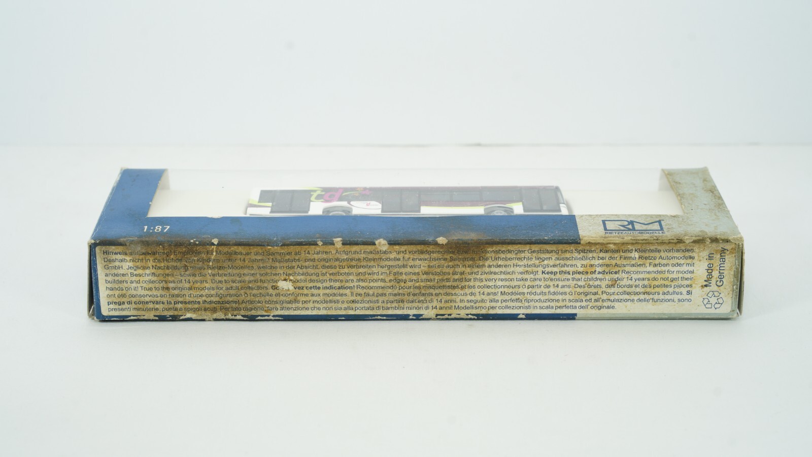 Rietze Modelle HO 1/87 Solaris Grand Dole Bus Item 65942 Junk Box B53