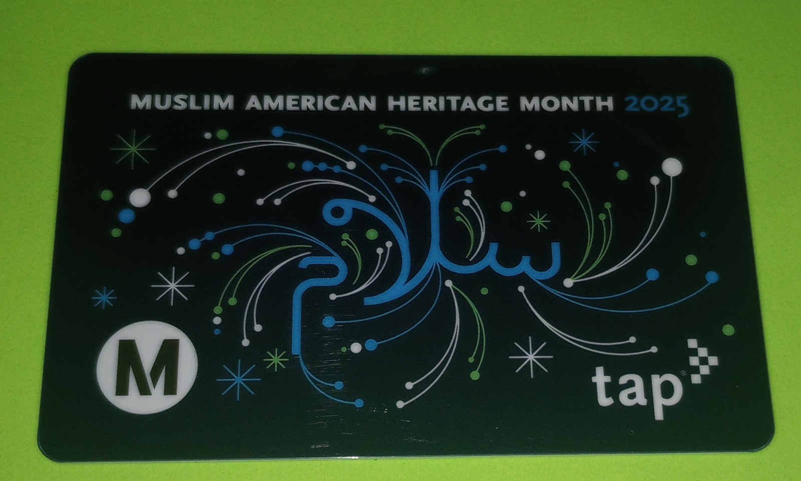 Los Angeles Metro Muslim American Heritage Month 2025 TAP Fare Card Bus Subway