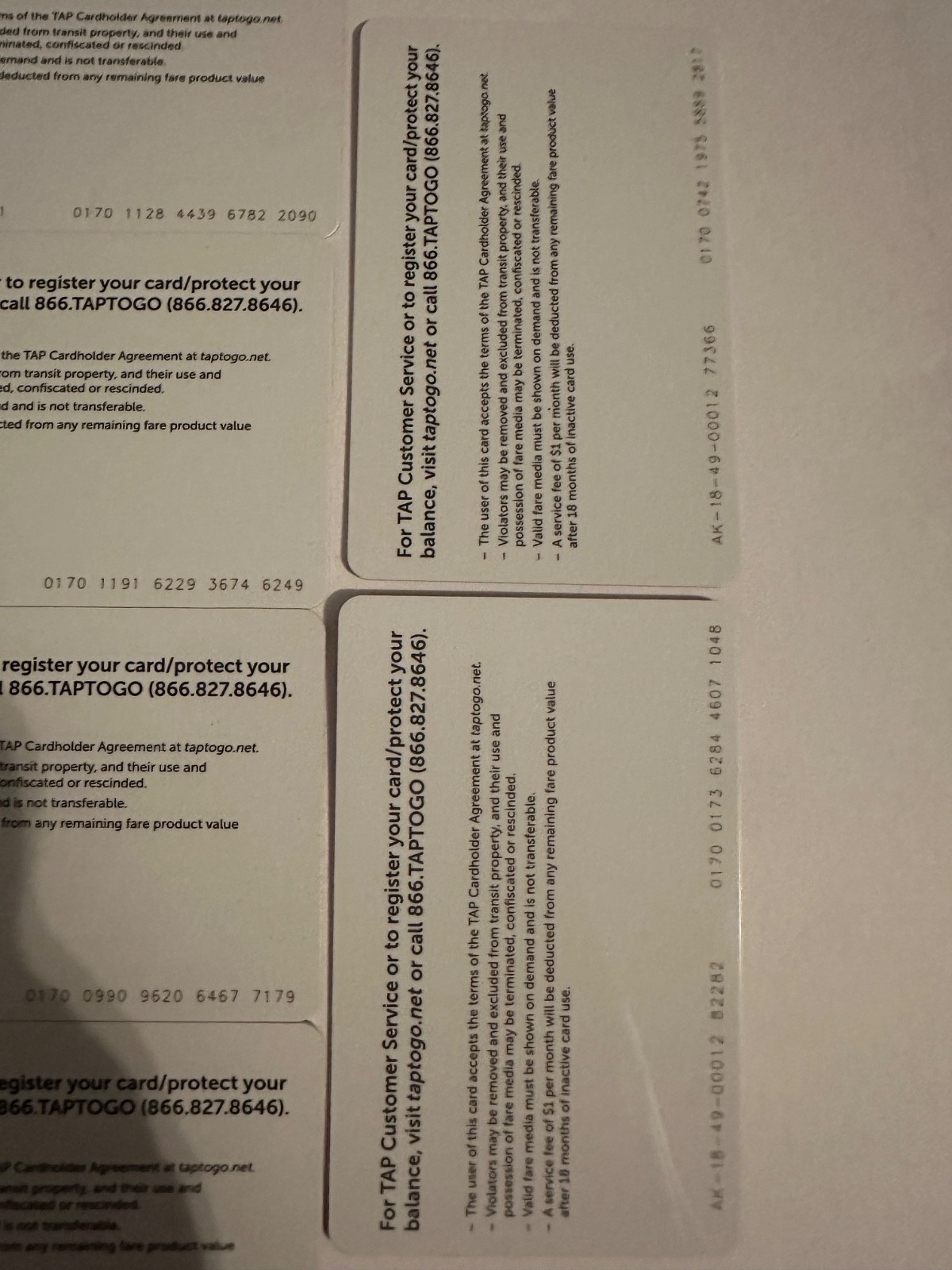 Metro TAP love Tap Valentine’s Day Hearts Subway Transit Lmtd Card NOT Loadable