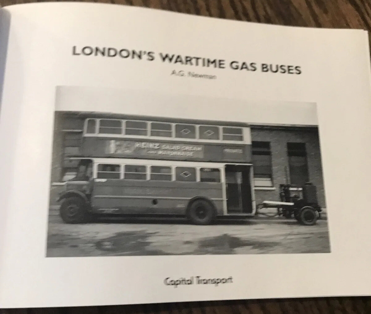 London’s wartime gas buses by A.G. Newman (1997) great britain