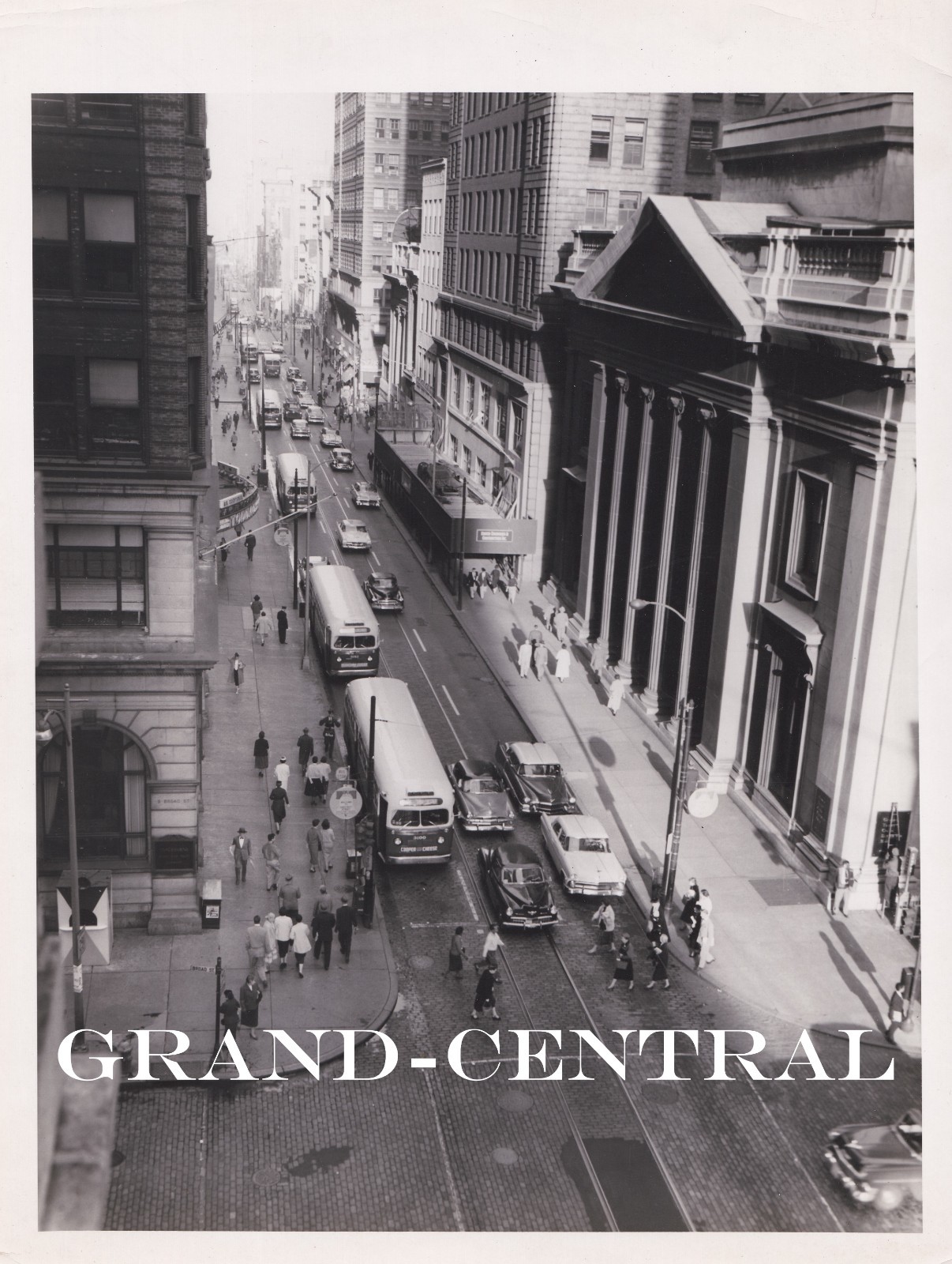 ORIGINAL 1956 PTC PHILADELPHIA TRANSPORTATION CO BUS PHOTO #3100 CHESTNUT ST PA