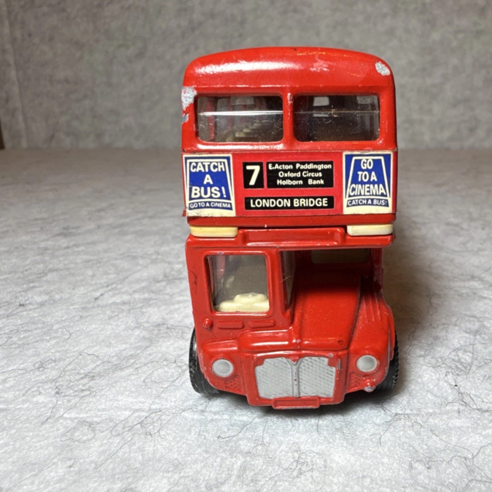 Corgi London Transport Museum Red Diecast Double-Decker Bus Model Route 7