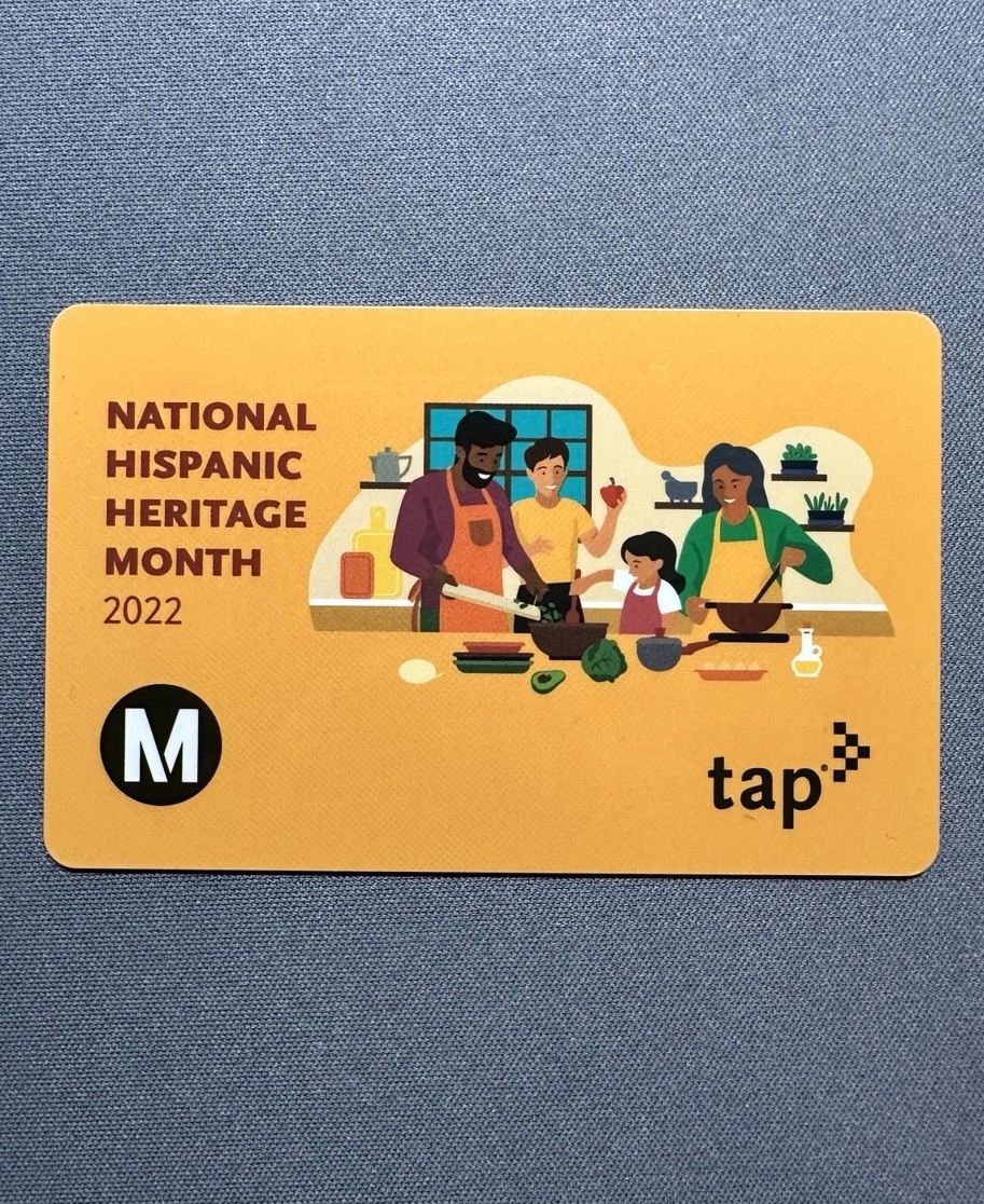 National Hispanic Heritage Month 2022 LA Metro Tap Card Active