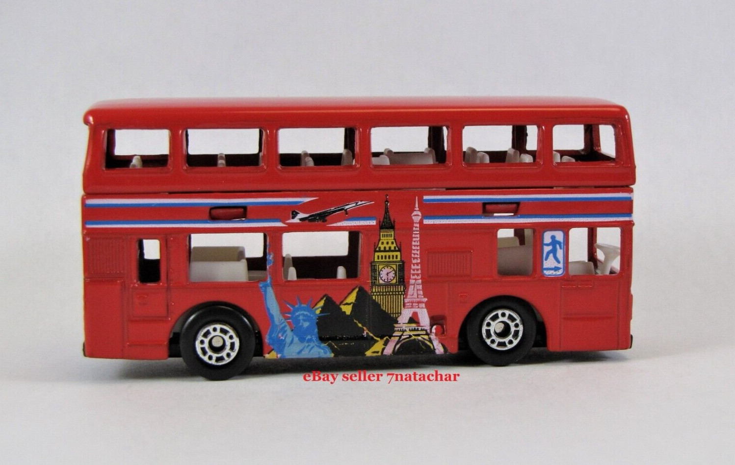 London UK Double Decker City Bus Tour England English A1