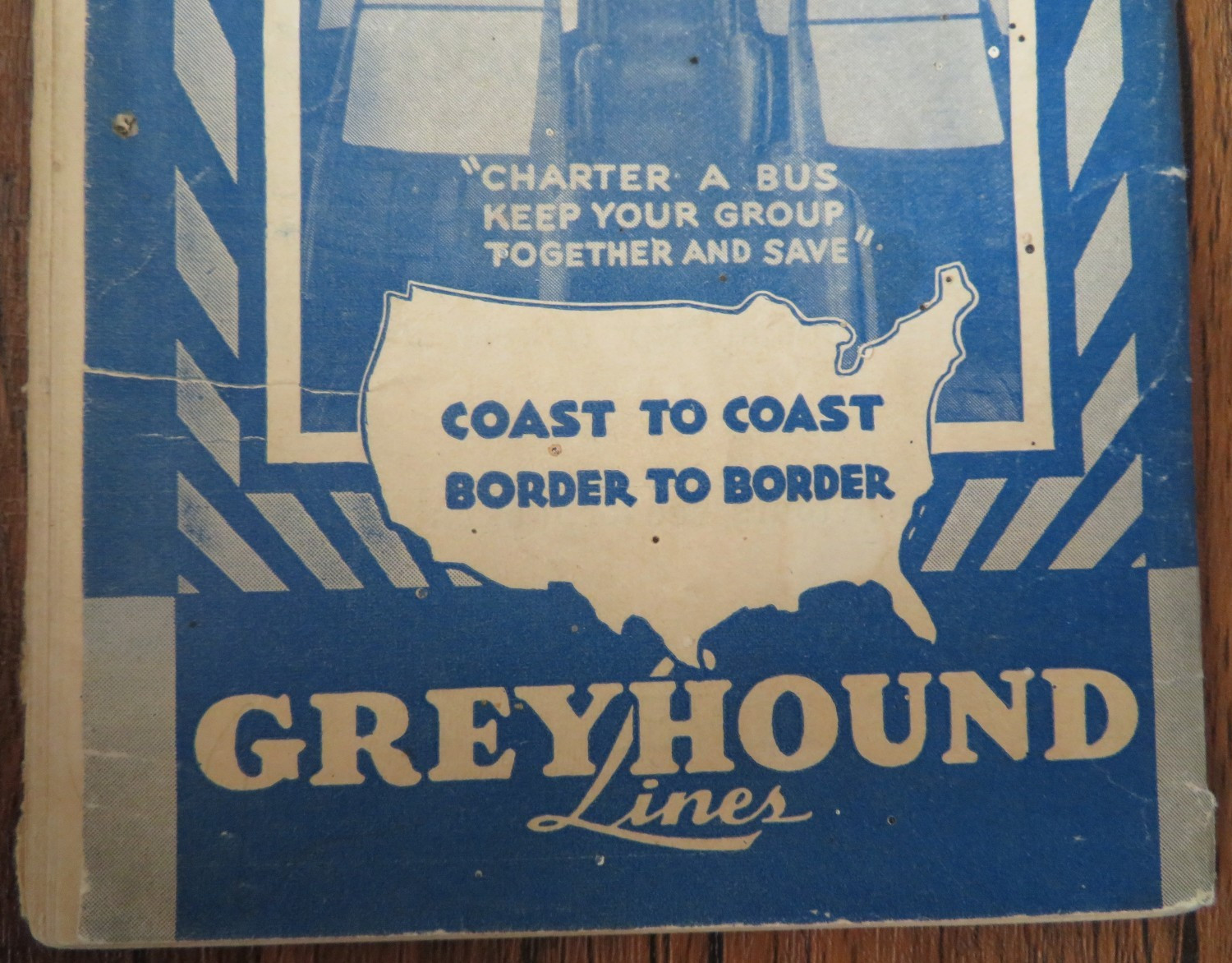 1935 Greyhound Lines Bus Time Tables May 28, 1935