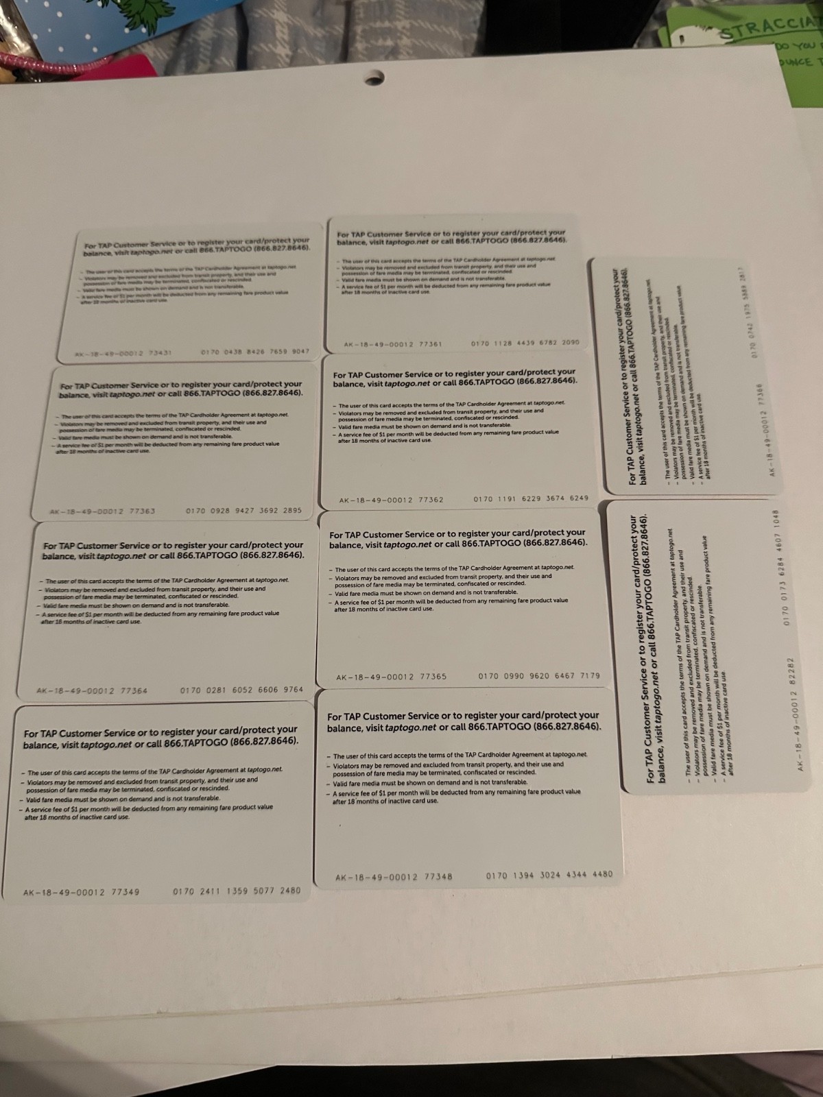 Metro TAP love Tap Valentine’s Day Hearts Subway Transit Lmtd Card NOT Loadable