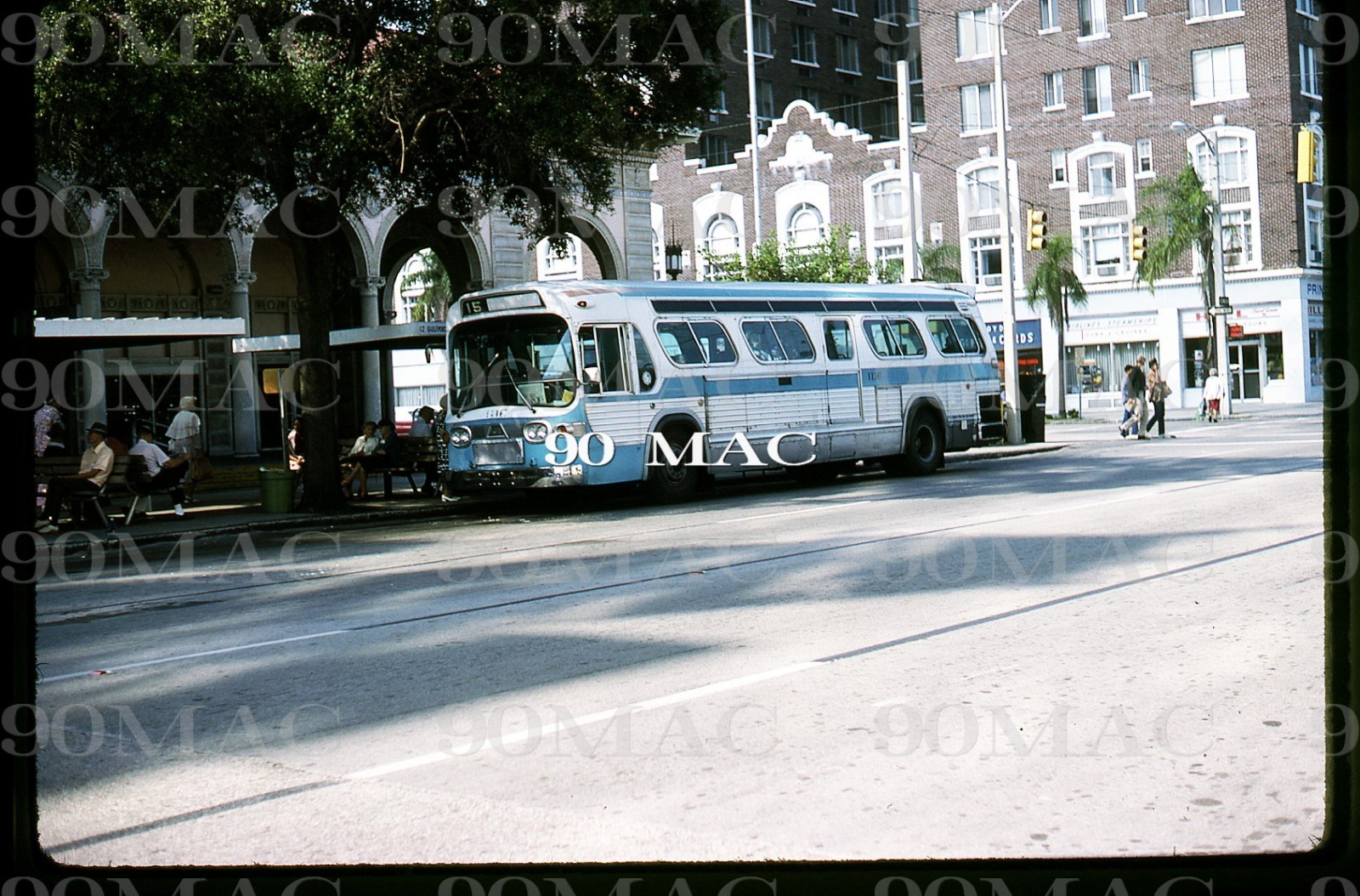 SPMTS. GM COACH BUS #1116. Saint Petersburg (FL). Original Slide 1979.