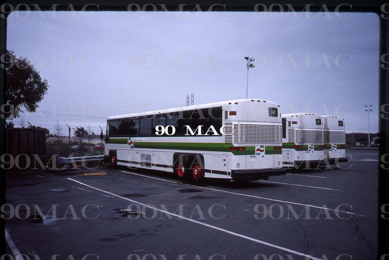 GOLDEN GATE TRANSIT-GGT. MCI BUS.San Rafael (CA). Original Slide 1996. NEW!