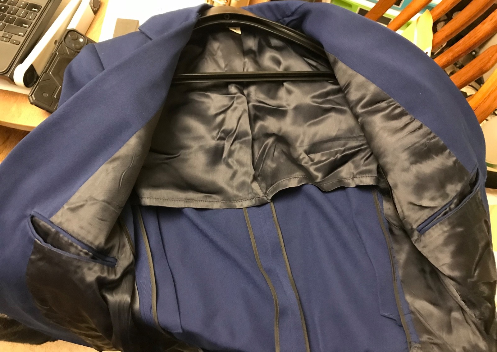 VINTAGE GREYHOUND BUS DRIVERS UNIFORM JACKET NAVY BLUE 38 LONG