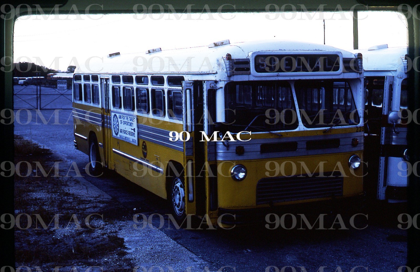 COTRAN. BUS #225. West Palm Beach (FL). Original Slide 1976.
