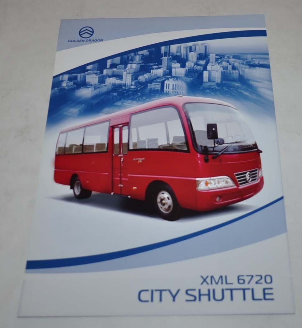 Golden Dragon City Shuttle Bus China Brochure Prospekt