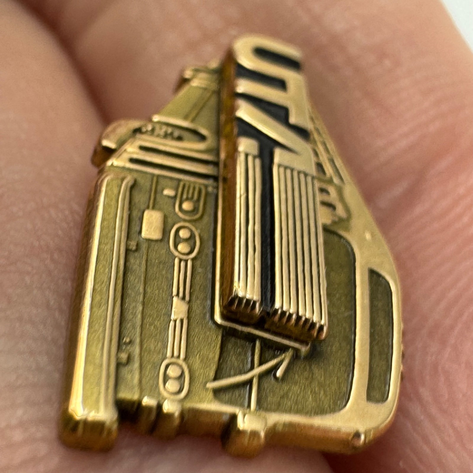UTA Utah Transit Authority Employee Service Lapel Pin 1/10 10k GF