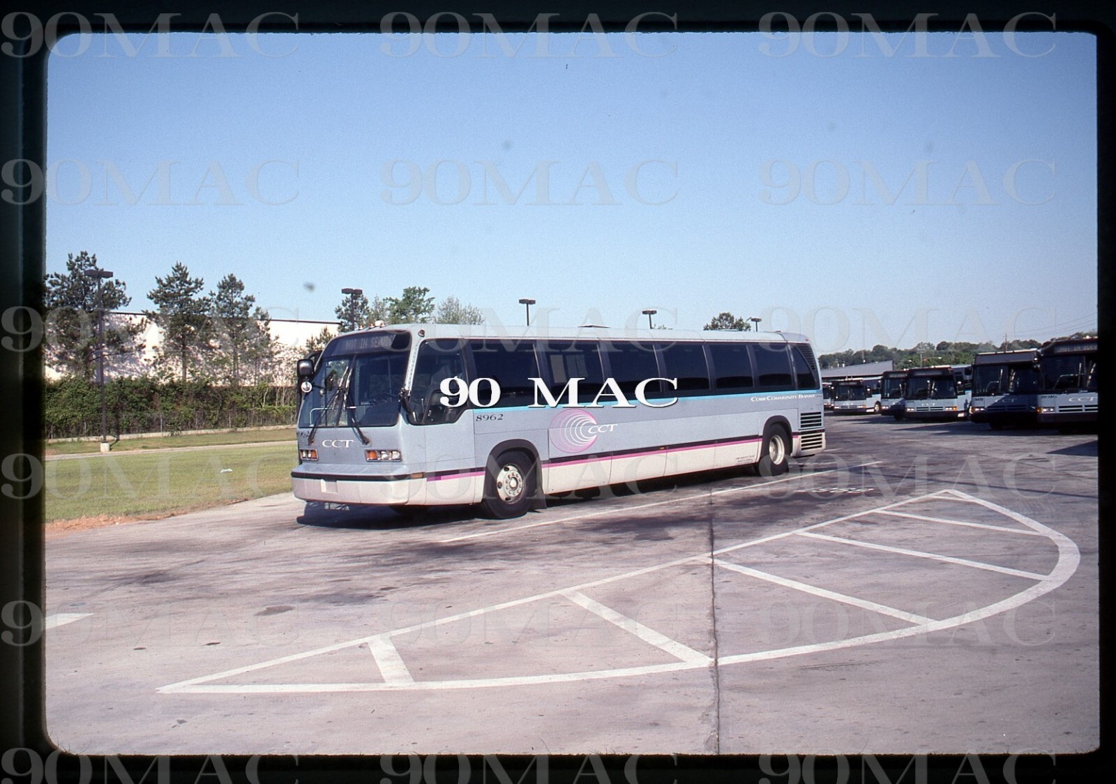 COBB COMMUNITY TRANSIT. GM RTS BUS #8962. Marietta (GA). Original Slide 1995.