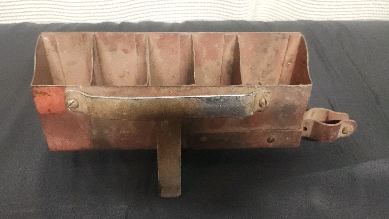 Vintage Metal Organizer DOT Transportation Possibly Bus Coin Box Transportation