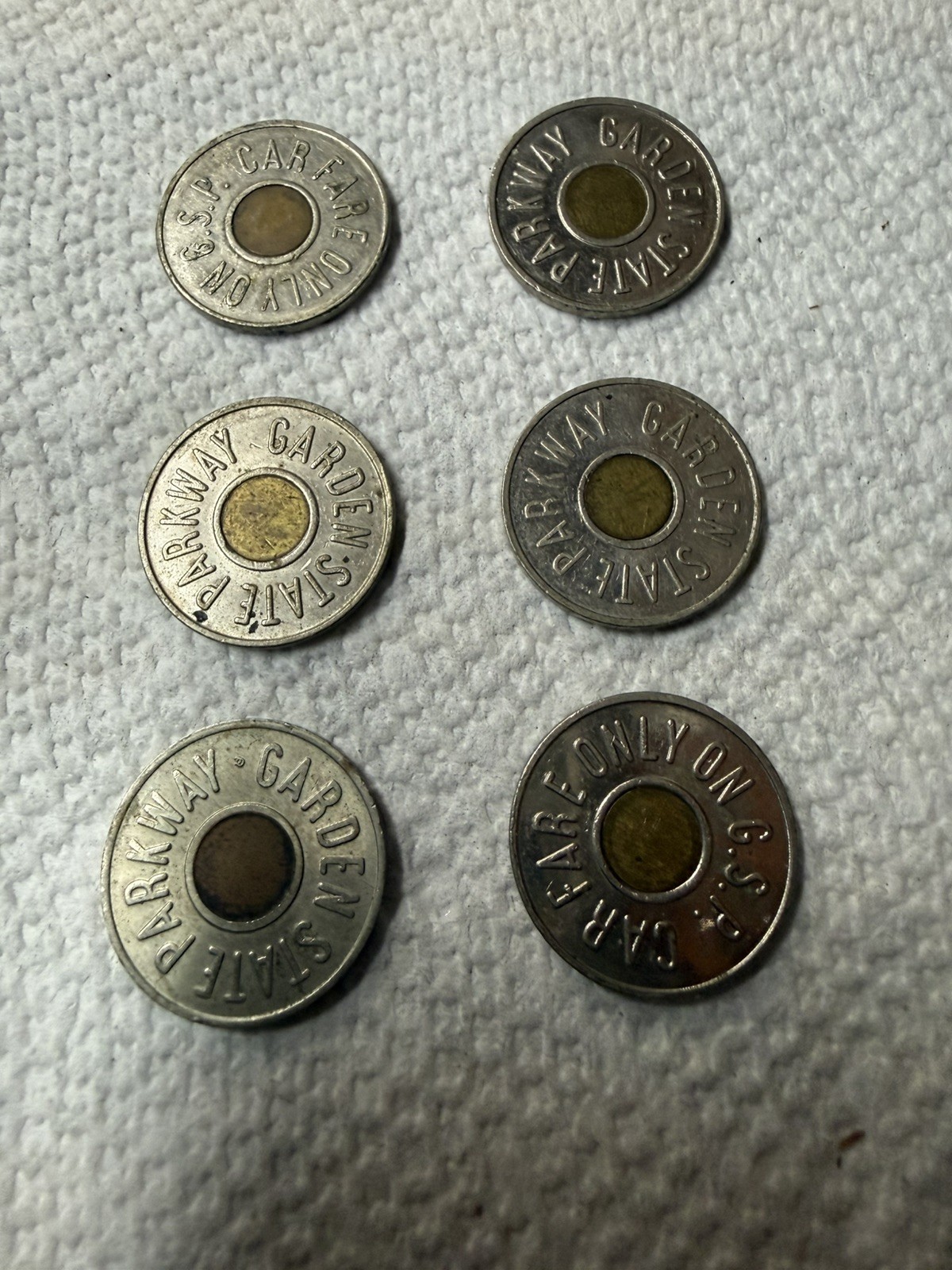 Vintage Garden State Parkway Transportation Token