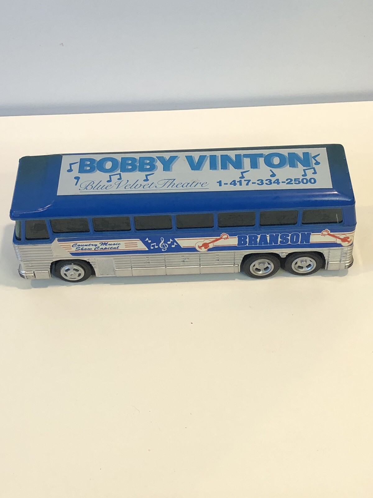 Bobby Vinton 10″ Branson “Country Music Show Capital” Bus Coin Bank