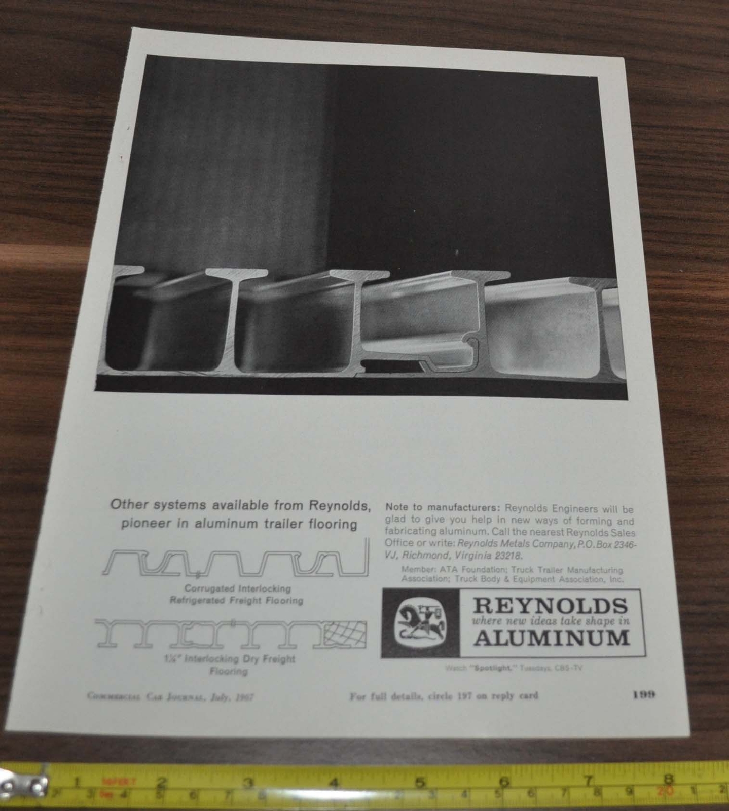 1967 Minibus Reynolds Aluminum Ad Article