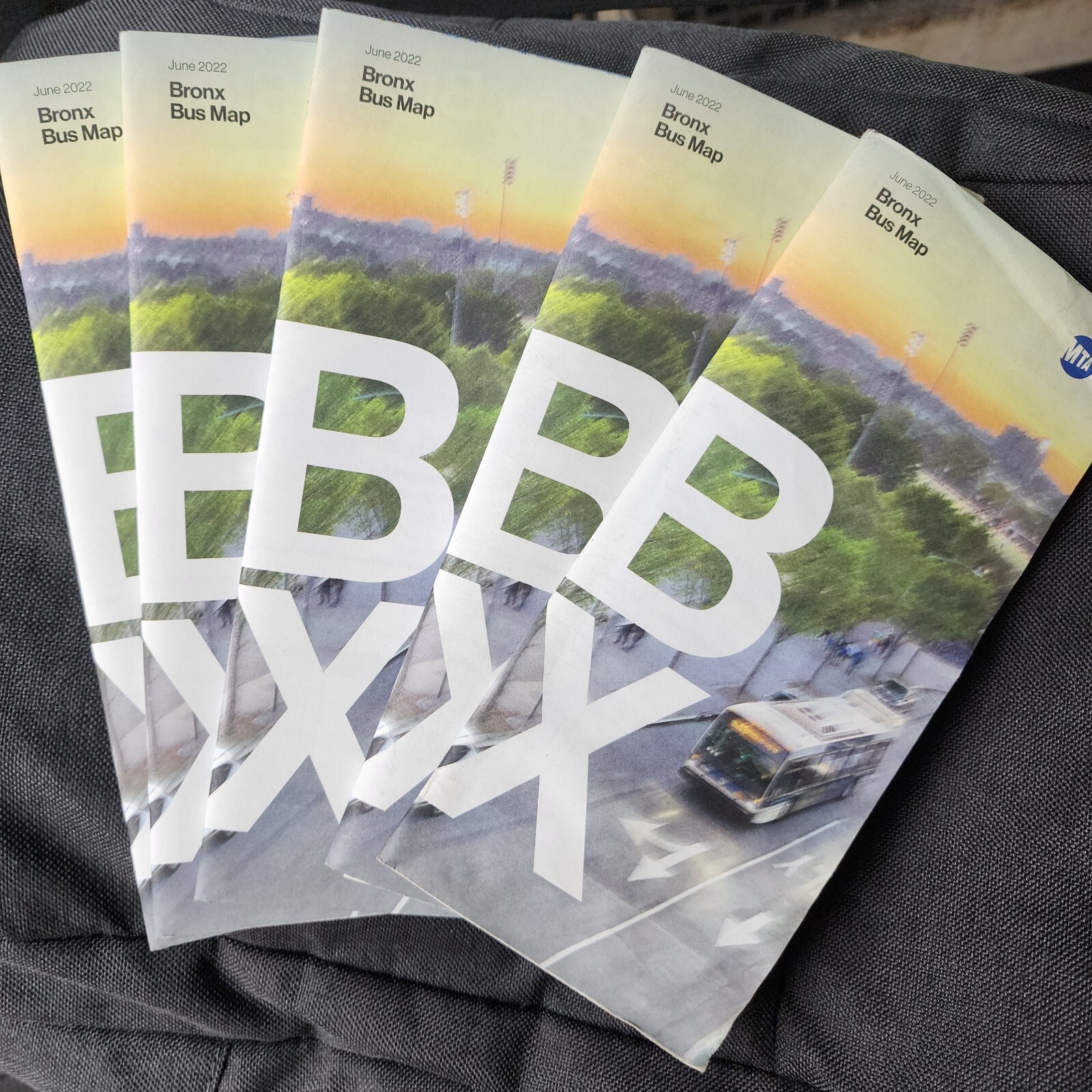 2022 MTA New York City Transit Bronx Borough Bus Map