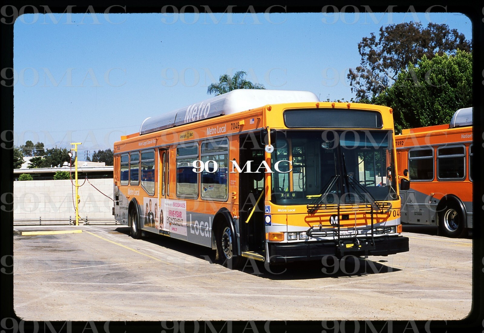 LA METRO-LACMTA. NABI BUS #7048. Los Angeles (CA). Original Slide 2012.