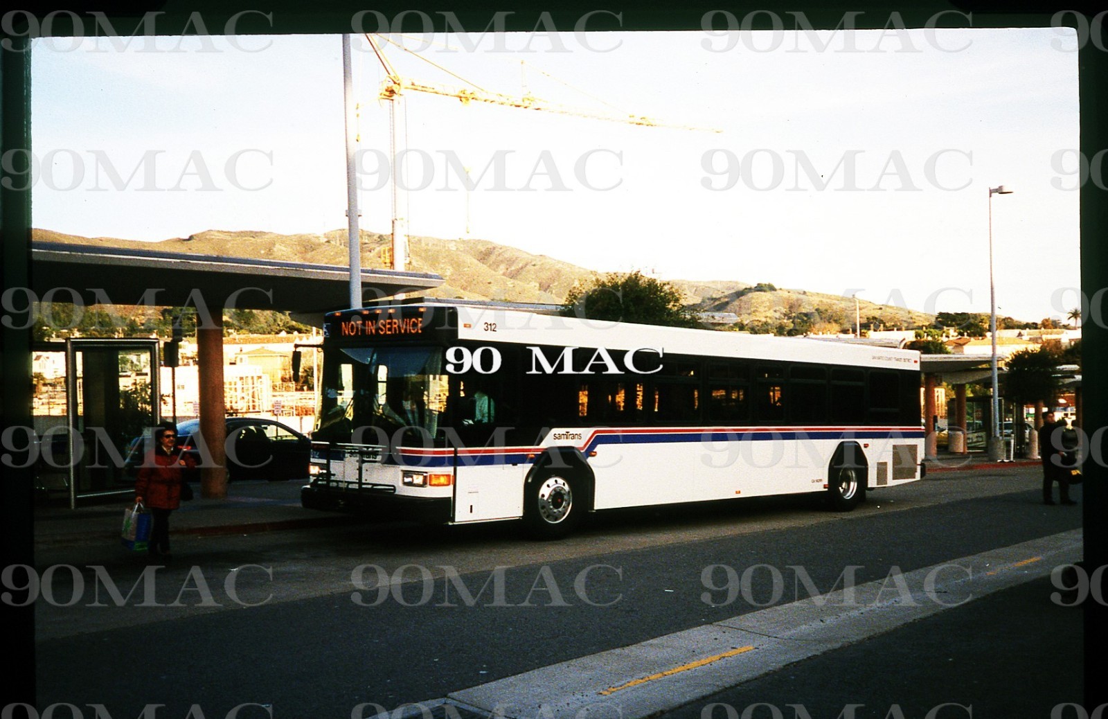 SAMTRANS. GILLIG BUS #312. San Mateo (CA). Original Slide 2005.