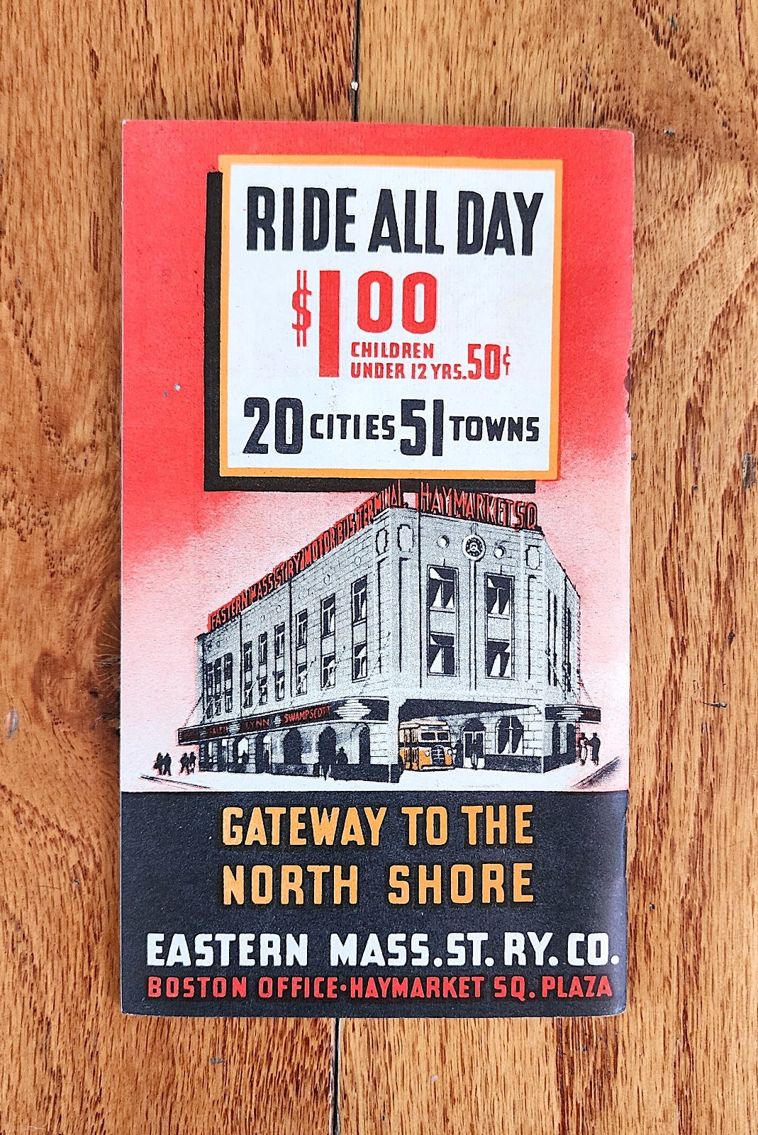 1937 EASTERN MASSACHUSETTS STREET RAILWAY CO BUS TIME TABLE SCHEDULE WITH MAP