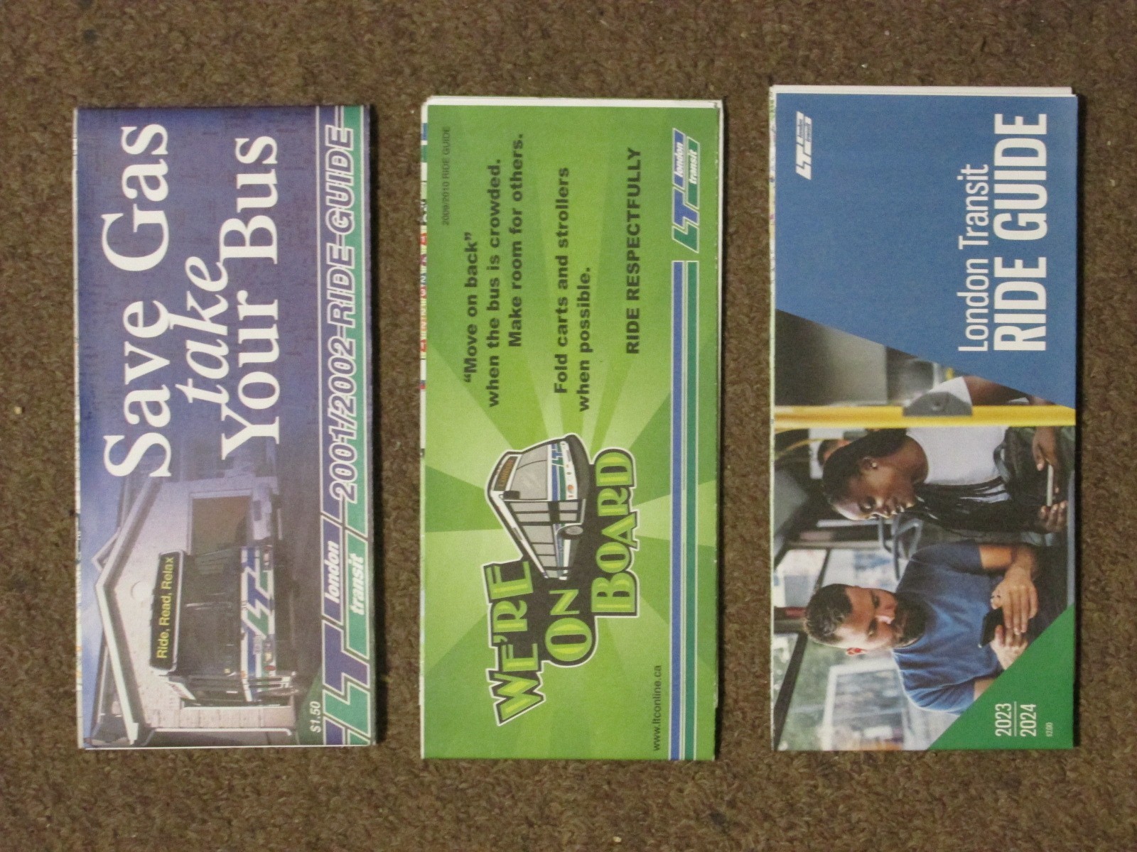 London Transit Ontario Transit Lot #1 – Authentic System and City Map Bundle