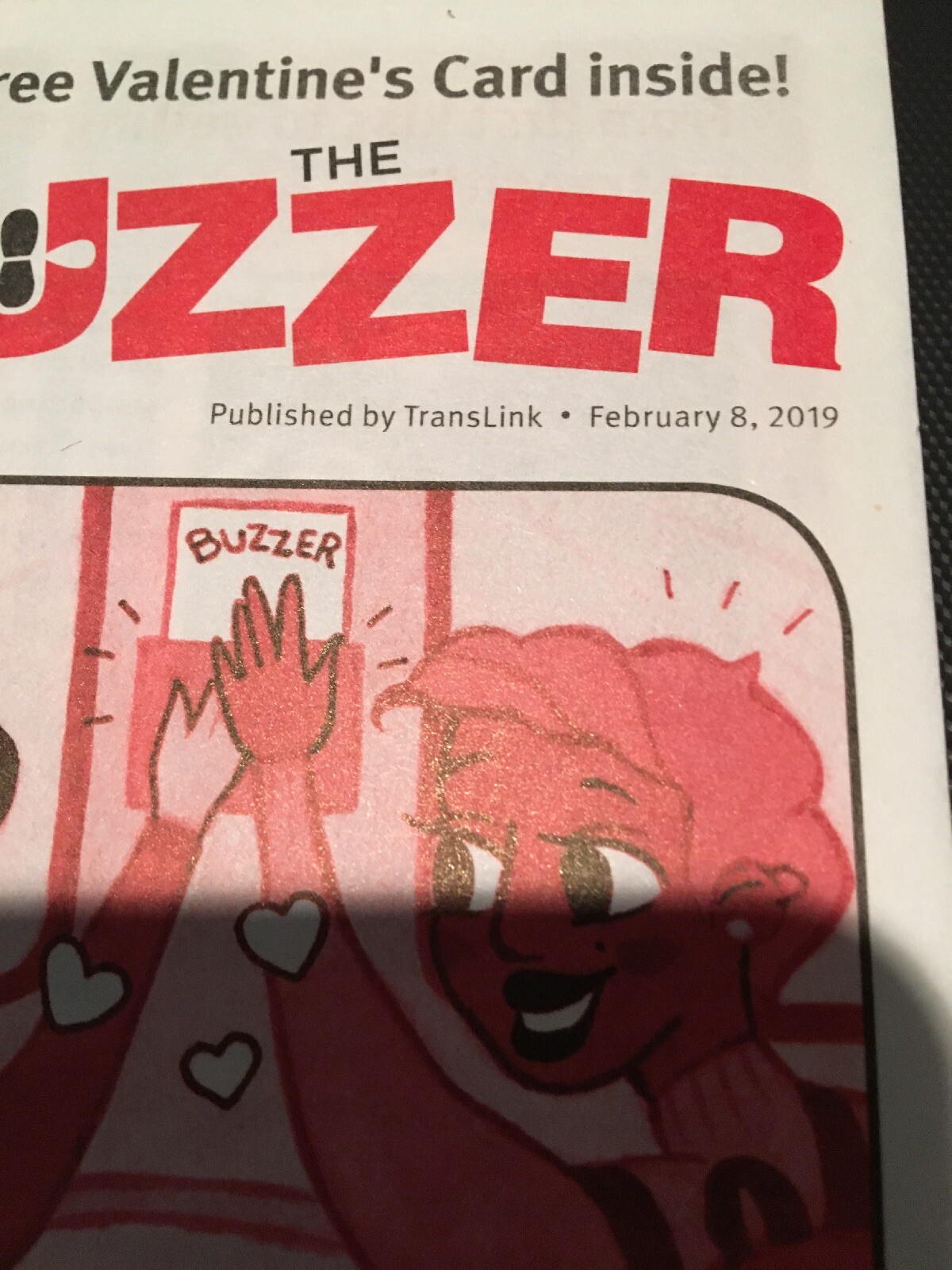 The Buzzer BC TRANSIT Translink Bus Feb 2019 Vancouver BC Canada Newsletter