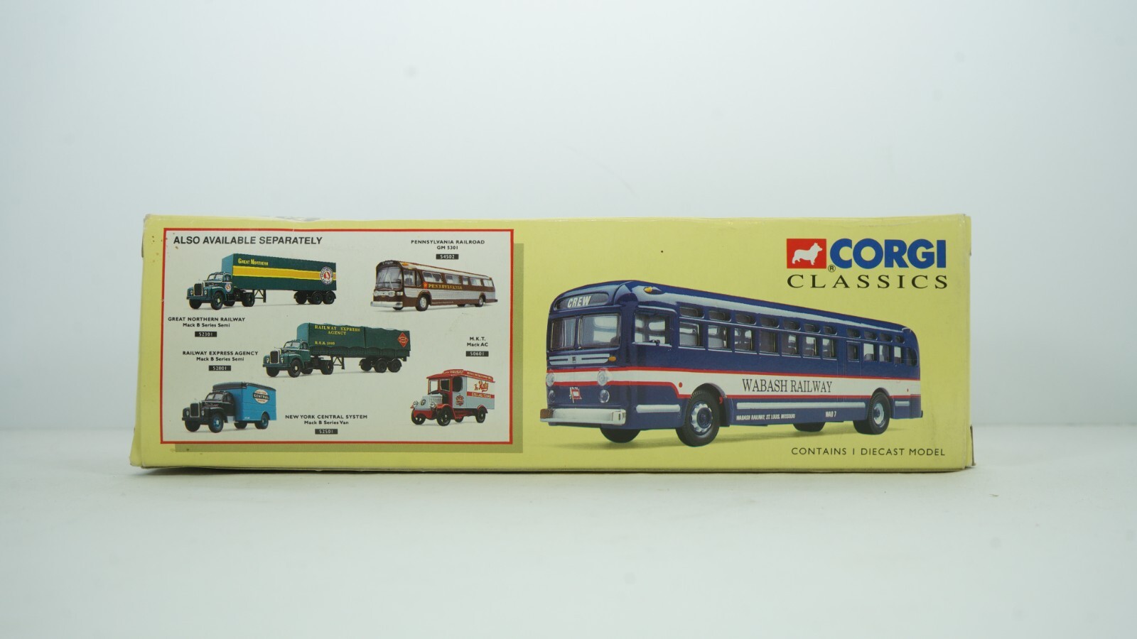 Corgi Diecast General Motors 4507 Wabash Railway Coach Bus 54006 NEW HO7