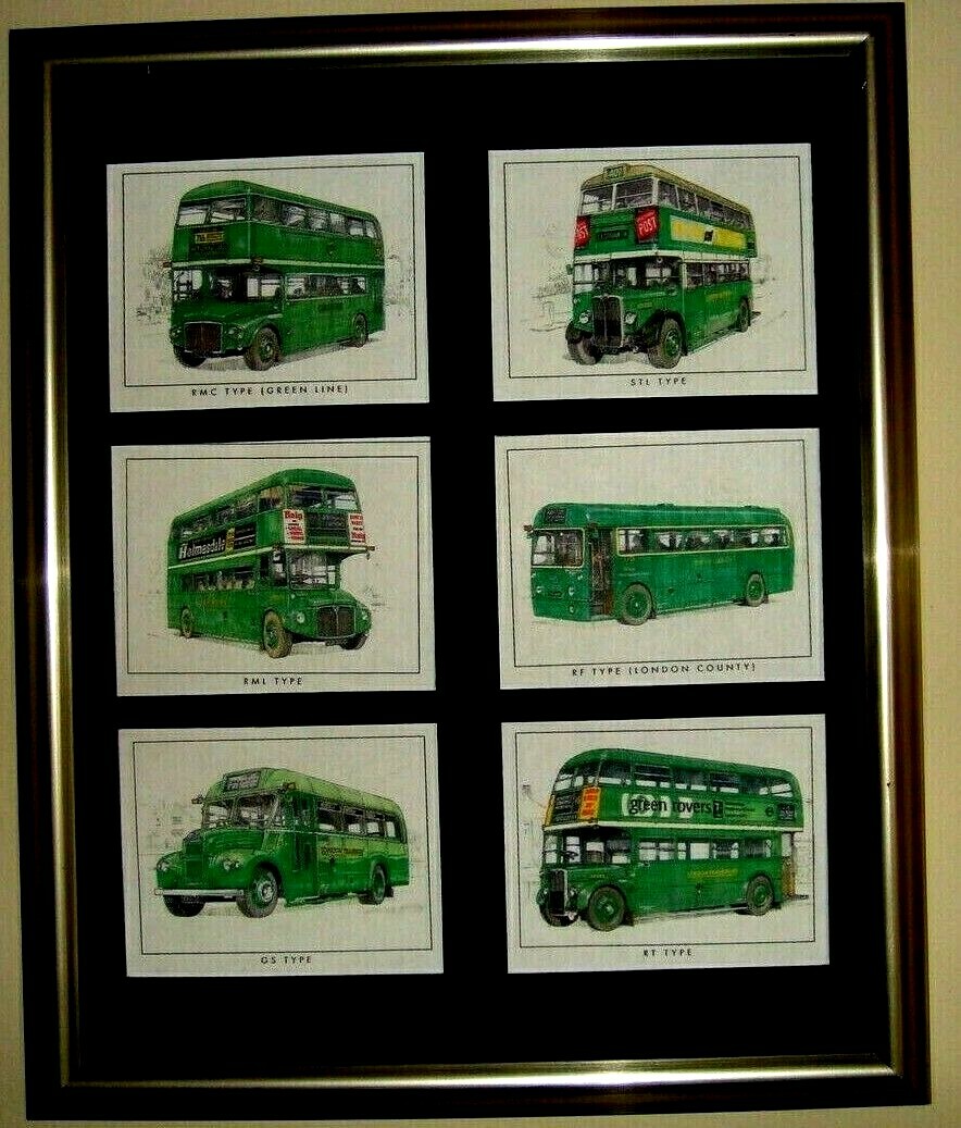 LONDON BUSES and TAXIS (BUY – UNFRAMED $27 or FRAMED $50)