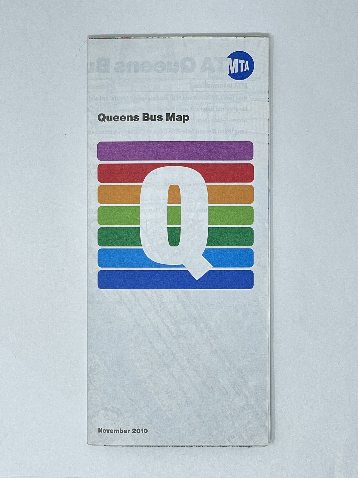 NOVEMBER 2010 NEW YORK CITY TRANSIT QUEENS BUS MAP