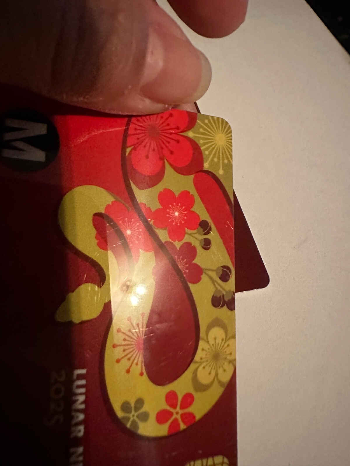 Metro TAP Lunar New Year 2025 Snake Red Bus Subway Transit Limtd NOT Loadable
