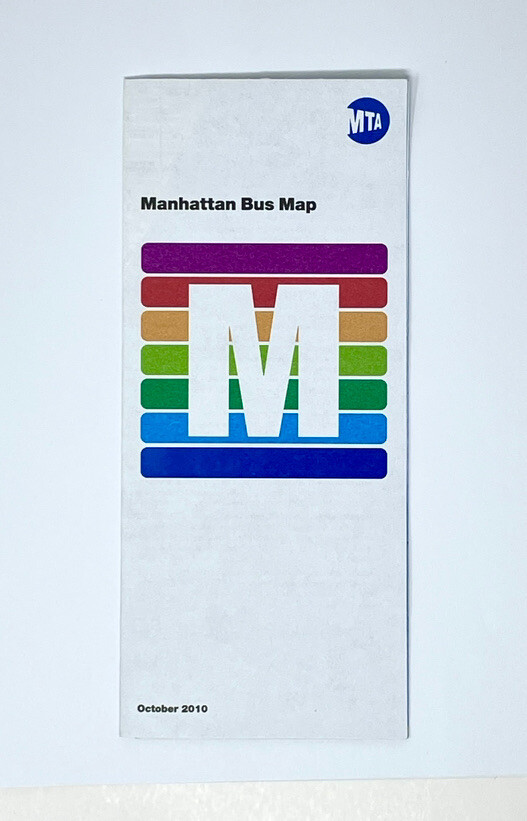 NYC Manhattan Bus Map – October 2010 – MTA Transit Authority
