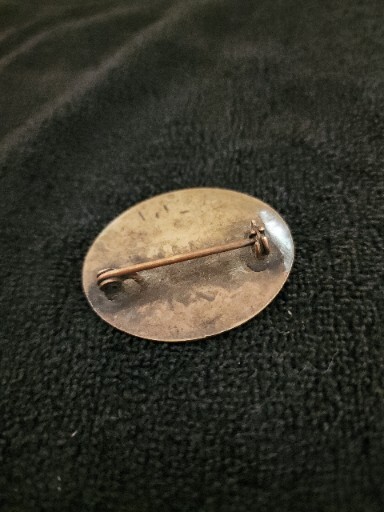 VTG 1951 Registered CHAUFFEUR LICENSE OHIO Taxi Cab Pinback Badge Medallion Pin