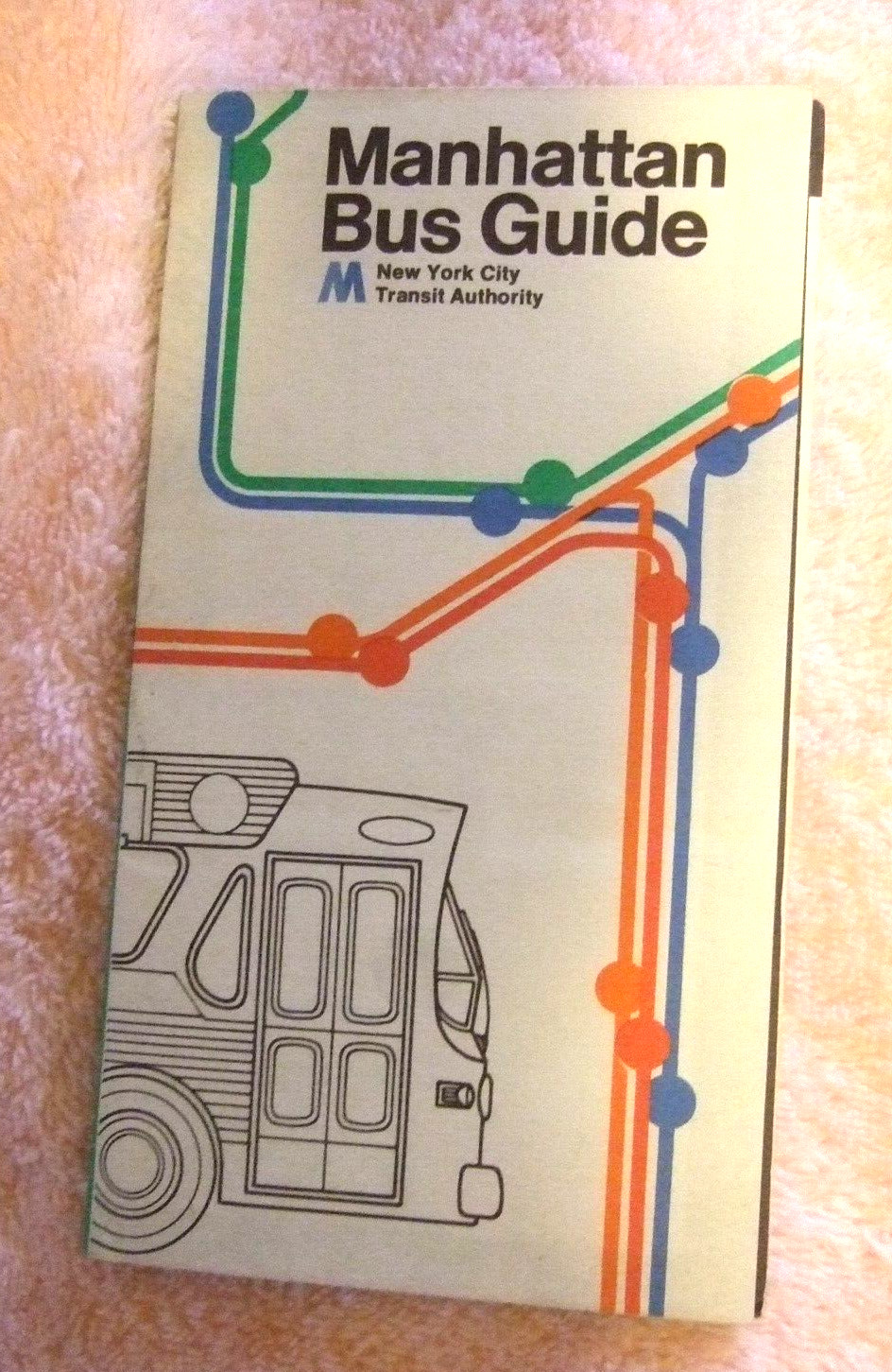 New York City Bus Map From 1976