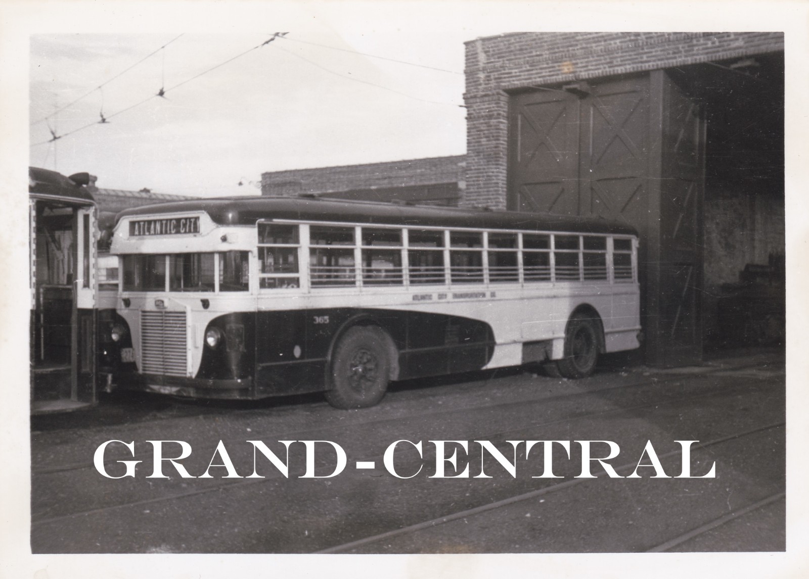 VINTAGE ATLANTIC CITY TRANSPORTATION CO ATC BUS PHOTO #365 ATLANTIC CITY NJ