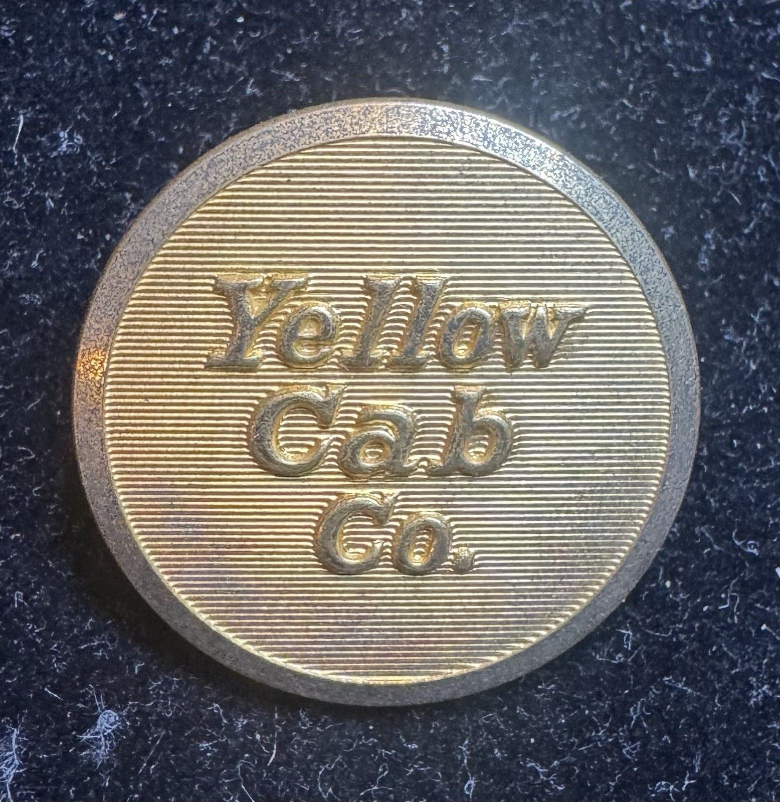 Yellow Cab Co Uniform Buttons – Superior Quality Maker – Lot of 2