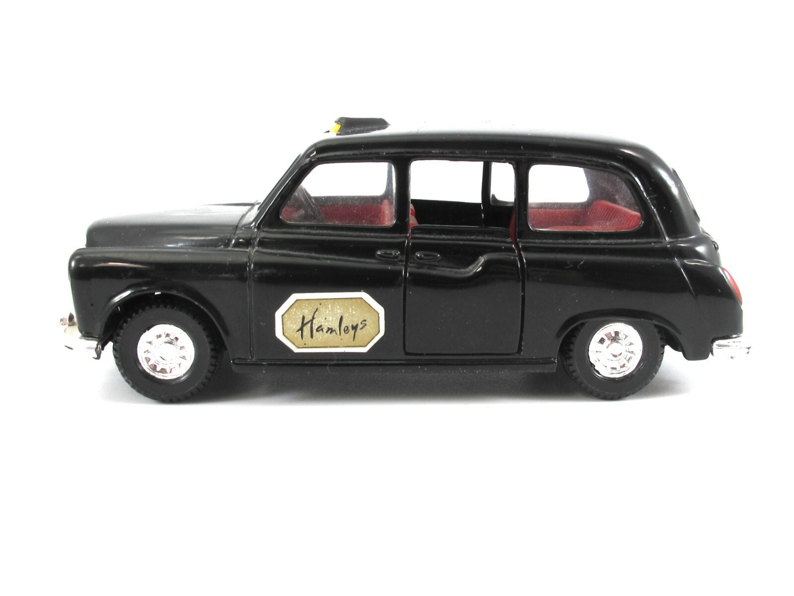 Hamleys Black LONDON TAXI K711 Street Science Juniors Opening Back Doors