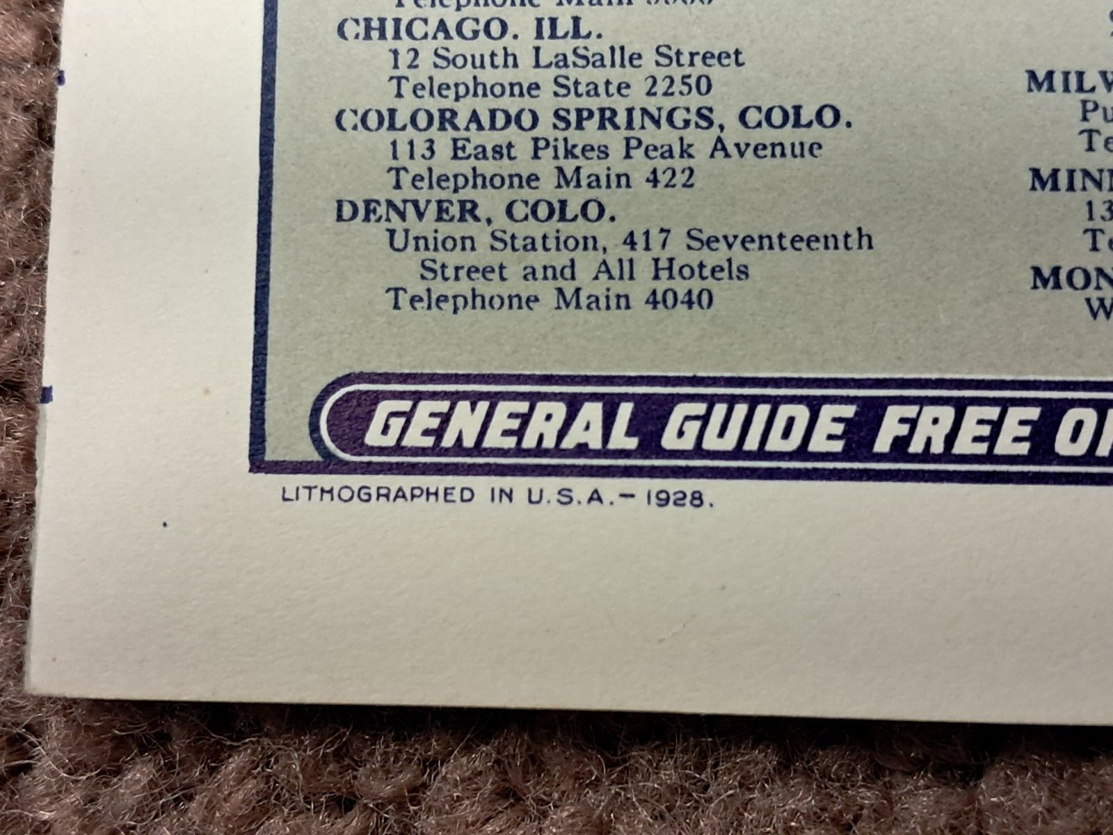 1928 Gray Line Seeing Baltimore MD Travel by Bus Brochure