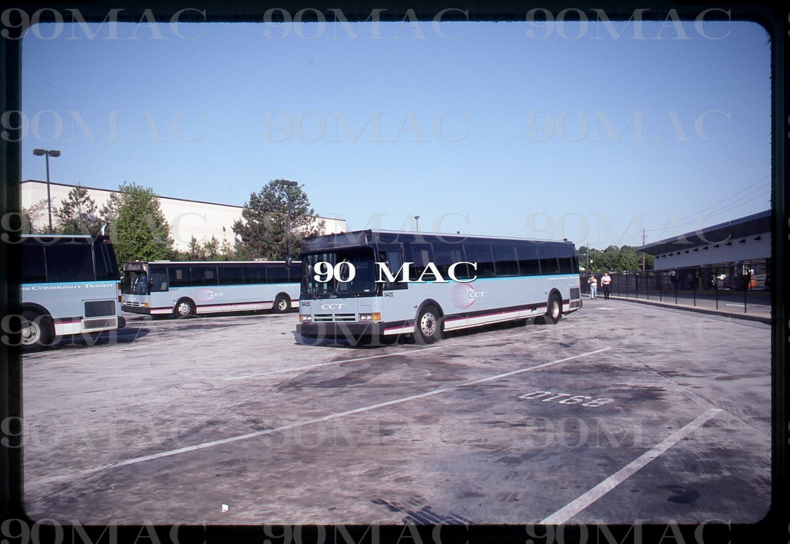 COBB COMMUNITY TRANSIT. FLXIBLE BUS #9425.Marietta (GA). Original Slide 1995.(A)