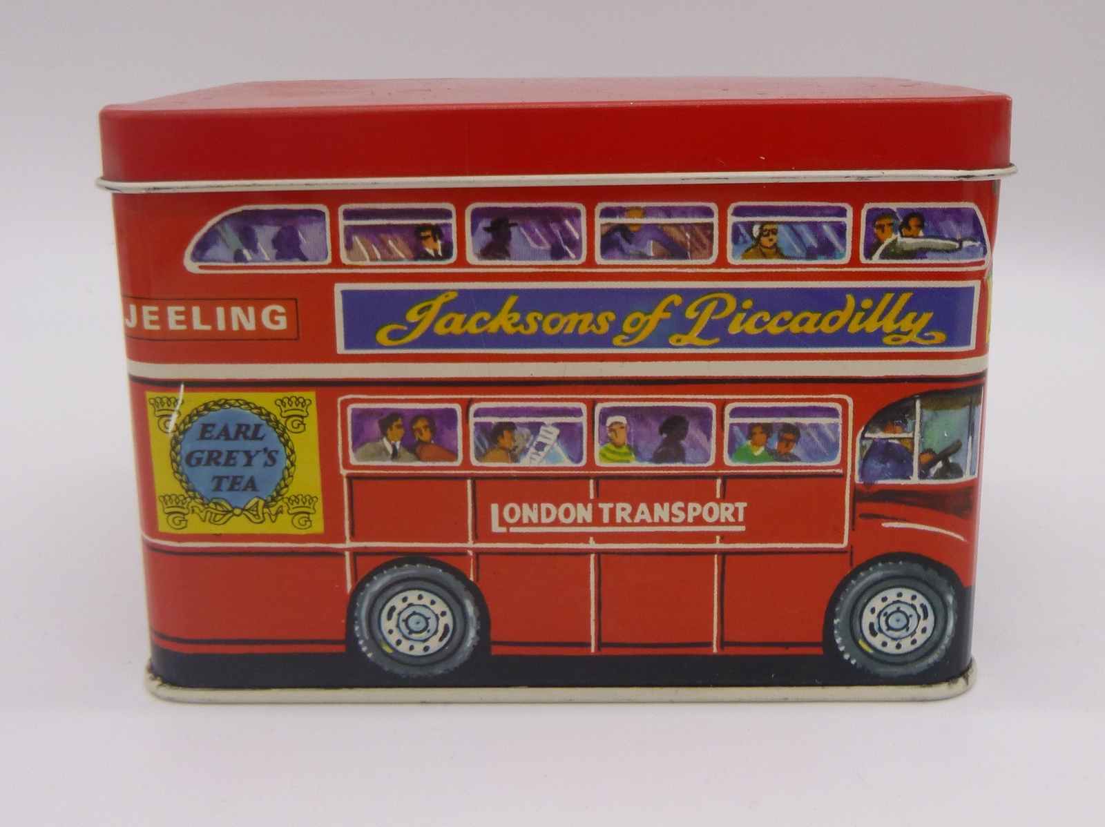 Vintage DECORATIVE WARE Cookie Tin 5″ London Transport bus