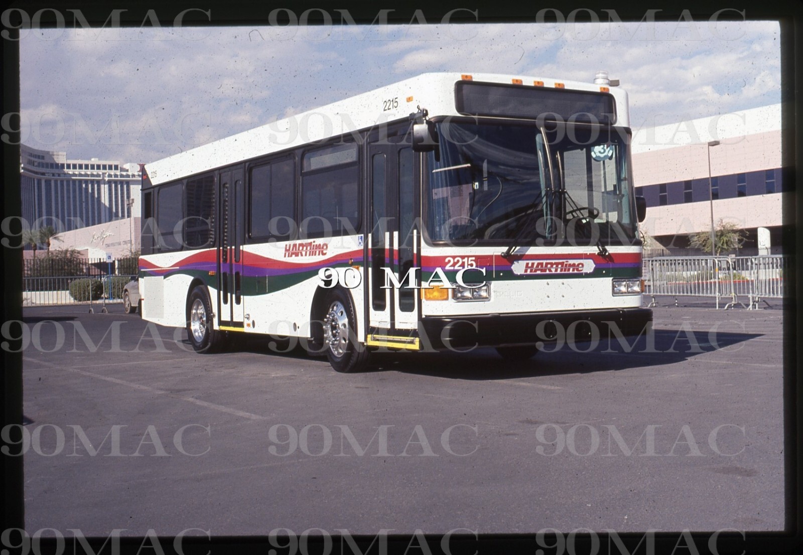 HARTLINE GILLIG BUS #2215. APTA Las Vegas (NV). Original Slide 2002.